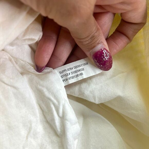 Ralph Lauren Dress Baby 12M Yellow & White Gingham Plaid Sleeveless Button Down - Picture 5 of 5